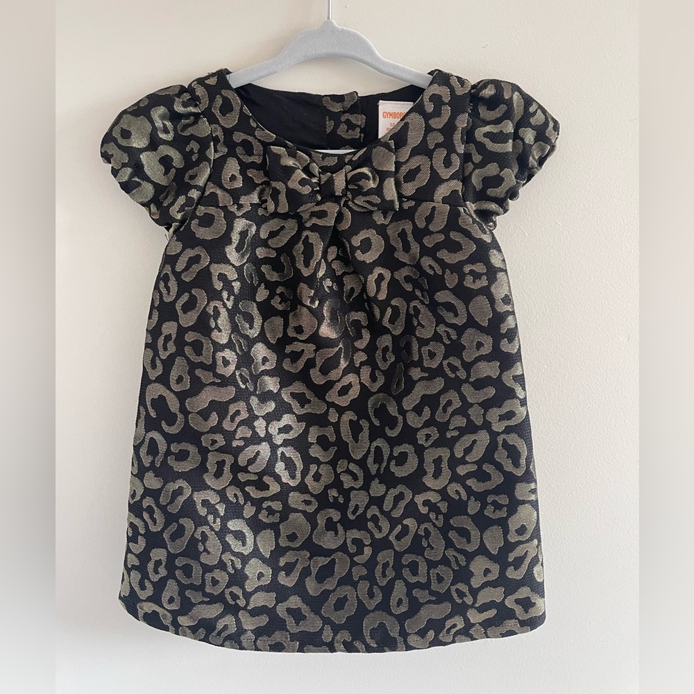 Gymboree Toddler Girls Black and Gold Dress